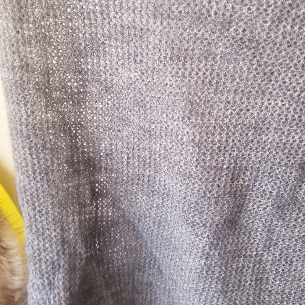 Express Fishnet Gray Sweater Size Small - Picture 5 of 6
